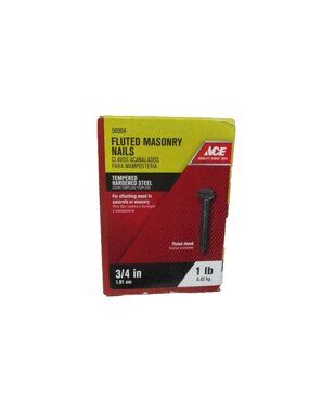 Ace 50004 ACE" Masonry Fluted Shank Nail 3/4" 1 lb.